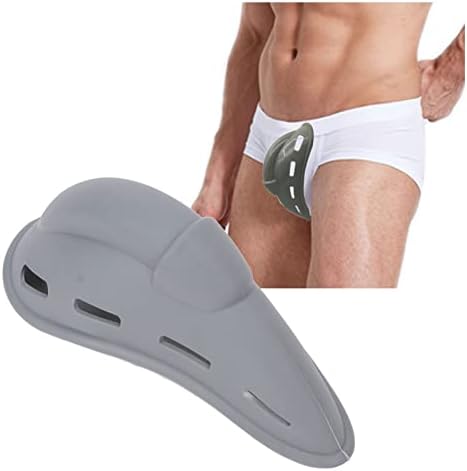 Mens Circumcision Protective Cup, Reduces Chafing Cushioning Reusable Mens Soft Silicone Bulge Cup for Daily Use