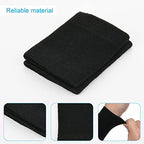 Cosmos 1 Pair Compression Wrist Sleeve Nylon Brace Wraps Supports Elastic Wristbands for Wrist Protect Pain Relief in Typing Running Basketball Volleyball Golf Playing (Black)