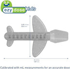 EZY DOSE Kids Medi-Plane Spoon, 10mL, Precise and Accurate Medicine Dosing Spoon for Liquid Medications, BPA-Free, Pediatric Measuring Tool, Travel-Friendly, Ideal for Syrups, Vitamins, Supplements