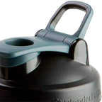 BlenderBottle Pro Series Shaker Bottle BlenderBall Rounded Base with SpoutGuard, 24 Ounce, 2-Pack (Black - Orange)