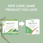 Organyc 100% Certified Organic Cotton Tampons, Plant-Based Eco-Applicator, Super Flow, 16 Count