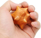 Wooden Palm Relaxing Spiky Hand Massage Balls for Elderly Acupoint Massage