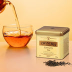 Twinings Earl Grey Loose Black Tea Tins, 3.53 Ounce Tins (Pack of 6), Flavoured with Citrus and Bergamot, Caffeinated, Enjoy Hot or Iced