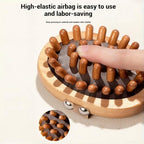 Wooden Massage Comb, Body Scalp, Gua sha Massage Tool- Natural Wooden Comb for Relaxation and Hair Health Massage Brush for Circulation and Stress Relief, Trigger Point Massage Tool.