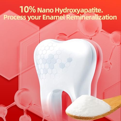 10% Nano-Hydroxyapatite Bee Wasp Venom Toothpaste for Remineralizing Enamel & Sensitive Relief, Fights Plaque- 12OMIN Fresh Breath