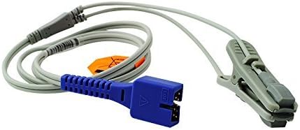 9 Pins Oximax Veterinary SpO2 Ear Lingual Sensor Vet Compatible for Nellcor