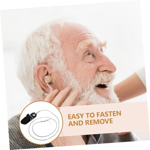 6pcs Hearing Aid Accessory Portable Lanyard for Binaural Aides Easy to Use Clip