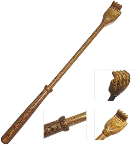 Wooden Back Scratcher for Men and Women Long Handle 16 Inch，Funny Back Scratchers for Adults,Wood Therapy Massage Tools