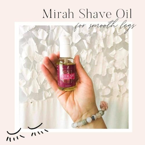 Young Living Mirah Shave Oil - Luxurious Shaving Blend for Silky Smooth Skin - Razor Bump Prevention - Premium Essential Oil - Meadowfoam & Exotic Baobab - 2 oz