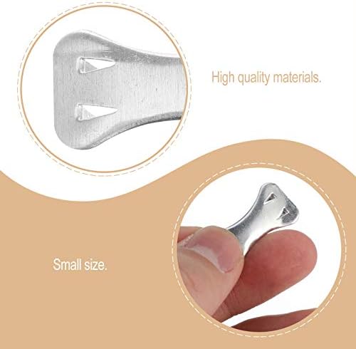 100Pcs Metal Fastener Clips for Bandages Replaceable Clasp for Elastic Wraps for Compression Crepe Bandages Durable Butterfly Clasp Design