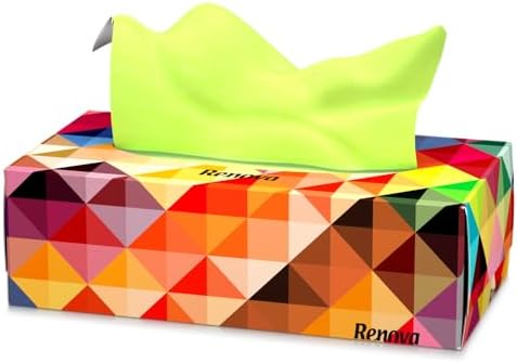 RENOVA Two Colour Facial 80 Tissues