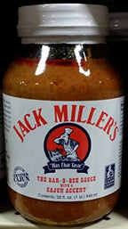 Jack Miller's The Bar-B-Que Sauce with a Cajun Accent "Has That Taste" 32 oz