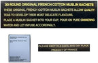 Mariage Freres, Red Tea, Rouge Casablanca, 30 traditional cotton muslim tea bag sachets (1 Pack)