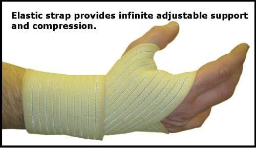 Proline Wrist Wrap Elasticated Strap, Beige, One Size