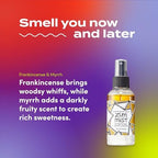 Indigo Wild Zum Mist Room & Body Spray - Aromatherapy Essential Oil Spray - Natural Body Mist & Room Spray - Frankincense & Myrrh Scent - 4 fl oz (2 Pack)