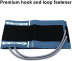 Universal NIBP Cuff for Large Adult, 33-47 cm Double Tube Reusable PU Replacement Blood Pressure Cuff, No Connector