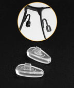 6 Pairs Nose Pad Replacement for Oakley Extender OX3249 Eyeglasses Frame, Silicone Soft Clear Nose Cushion