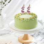 22nd Birthday Candles, Rose Gold 22 Year Old Number Birthday Candles, Happy Birthday Party Decorations Cake Topper Gifts for Men Women