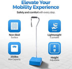 Stair Climbing Assist Cane – Stair Lift for Seniors, Mobile Stairlift, Half Step for Seniors, Portable Stair Lift for Elderly (Aluminum)