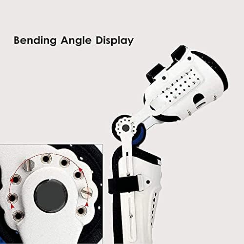 Adjustable Knee Ankle Foot Orthosis Durable Thigh Knee Joint Fixed Brace Ankle Foot Orthosis Braces Supports Easy To Disassemble And Clean (Right Medium/M)