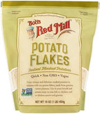 Bob's Red Mill Potato Flakes, 16oz (Pack of 4) - Non GMO, Vegan, Kosher