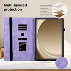 Case for Samsung Galaxy Tab S5e 10.5 2019 Model SM-T720/T725/T727, Slim PU Leather Folio Cover with Multi-Angle Stand and Pen Holder, Purple