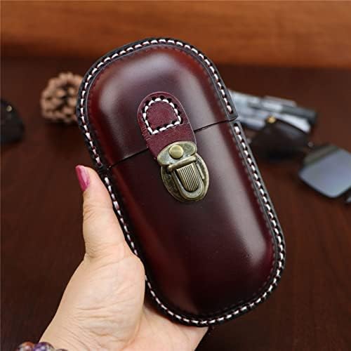 Leather Eyeglass Case Hard Shell Retro Men And Women Sunglasses Nearsighted Glasses Locking clasp Protection Box
