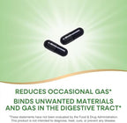 Nature's Way Activated Charcoal, Binds Unwanted Materials and Gas in the Digestive Tract*, 560 mg per 2-Capsule Serving, 100 Capsules (Packaging May Vary)