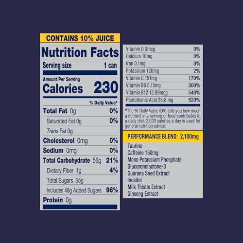 Jumex Mango Nectar Energy Drink, 150 mg of Caffeine, Real Fruit Juice, 15 fl oz (Pack of 12)