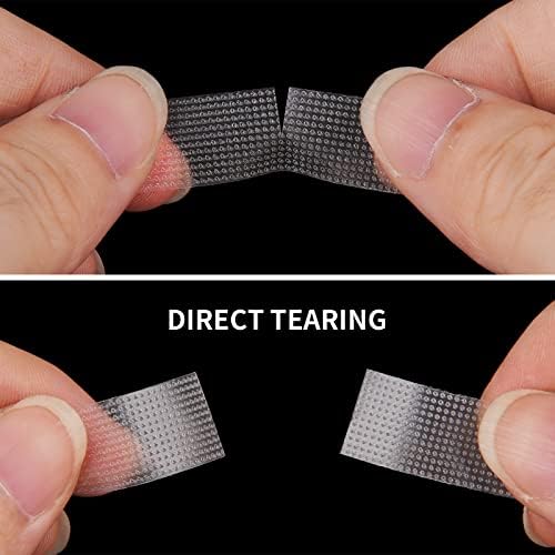 Kirecoo 6 Rolls Adhesive Eyelash Tape, Breathable PE Lash Tape,Eyelash Extension Supplies - 9 m/10 Yard Each Roll (Transparent)