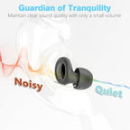 Ear Plugs for Sleeping Noise Cancelling – 30dB Reusable Silicone Earplugs with 8 Ear Tips & Case, Ideal Sleep Ear Plugs, Soft & Cozy Hearing Protection for Sleep, Concerts, Work, Travel & Focus