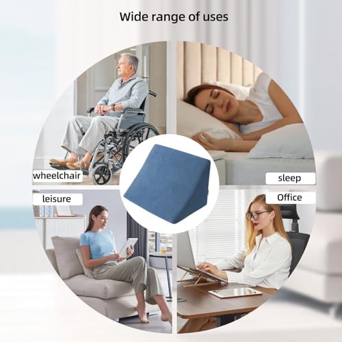 Lateral Support for Wheelchair, Lateral Arm Support, Back Supports Pads for Wheelchair Side Guards (Blue)