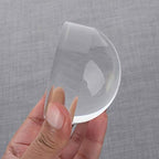 40 X Optical Grade Dome Magnifier Desk Reading Loupe Paperweight 80 MM Optical Half Ball Lens Desk Map Magnifying Mirror Round Shape Reading Aid Hand Polished for Blueprints Newspapers