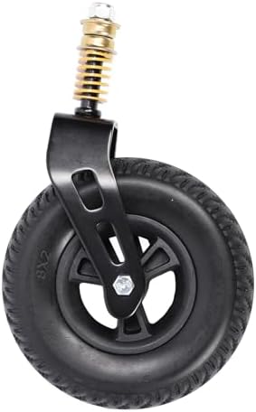 8 Inch Wheelchair Front Wheel Universal Wheel Replacement, Smoother Use Sturdy Solid Front Caster Replacement for Wheelchair Walker Grocery Cart Scooter
