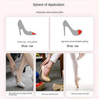 SooGree Reusable Toe Filler Inserts,Adjustable Toe Plug Shoe Too Big Inserts for Women Men Pumps Flats Sneakers (2Pair)