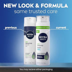 NIVEA MEN Sensitive Shave Gel, Shaving Gel for Men with Sensitive Skin, Enriched with VitaminPro Complex, 7 Oz Can, Pack of 3