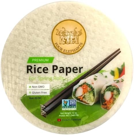 Authentic Asian Pantry Sweet Chili Sauce, 25 fl oz, 2-Pack with FREE Four Elephants Round Rice Paper, 22cm