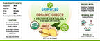 Ginger Essential Oil – USDA Organic -15mL - Therapeutic Grade- Diffuser Oil - 100% All Natural - with Glass Dropper, Grimweed Apothecary