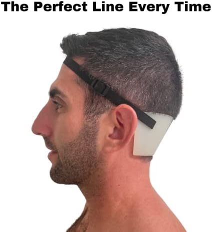 EdgUp 2.0 Professional Barber Neckline Shaving Template | Fade & Lineup Hair Cutting Guide | DIY Haircut Stencil Tool | Hands-Free Neck Trimmer Guide | Flexible Silicone for Men's Grooming