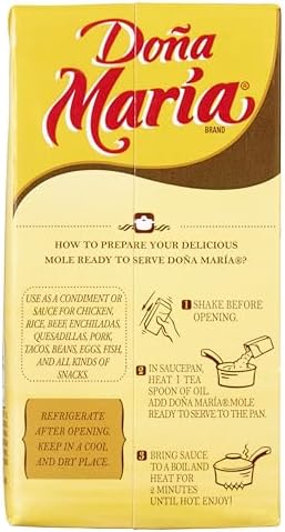 Doña María Traditional Mole Ready To Serve, 19.04 oz