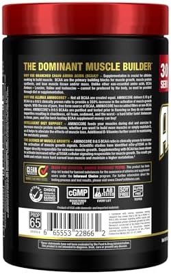 ALLMAX AMINOCORE BCAA Powder for Workout Muscle Recovery & Increased Endurance - Sugar Free, No Fillers 8.18 Grams Bcaas Amino Acids, B Vitamins for Women and Men - 30 Servings | Watermelon, 345g