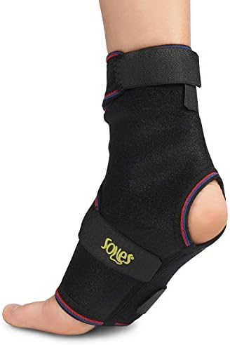 Breathable Neoprene Malleolus Ankle Brace Soles — Extreme Comfort — One Size Fits All — Fits Both Feet — Soft, Flexible, Comfortable — Reduces Pain and Prevents Injuries — Stabilizes Ankle