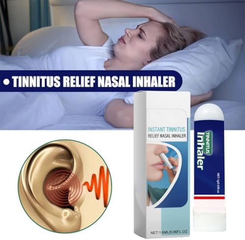 Avaent Instant Tinnitus Relief Nasal Inhaler, Techsilen, Techsilen for Tinnitus, Techsilen Tinnitus Inhaler, Tinnitus Inhaler, EchoEase Instant Tinnitus Relief Nasal Inhaler (5 Pcs)