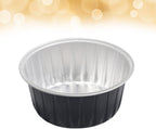 Small Round Foil Melting Wax Bowls 3.34X3.34X1.45In Lightweight Containers for Wax Beans Hair Removal and Warmer Replacement Dish Set of 6