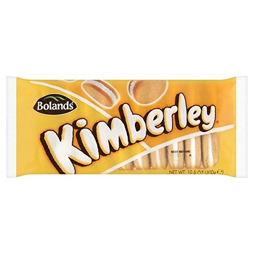 Bolands Kimberley Ginger Biscuits with Mallow Centre 300g (Pack of 6)