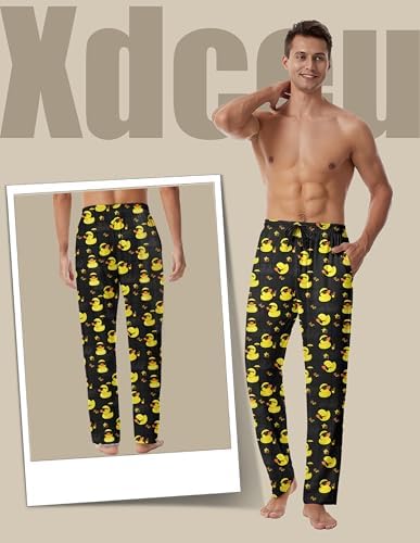 Mens Pajama Pants Soft Sleep Pants for men Lounge Pajama Bottoms with Pockets Drawstring