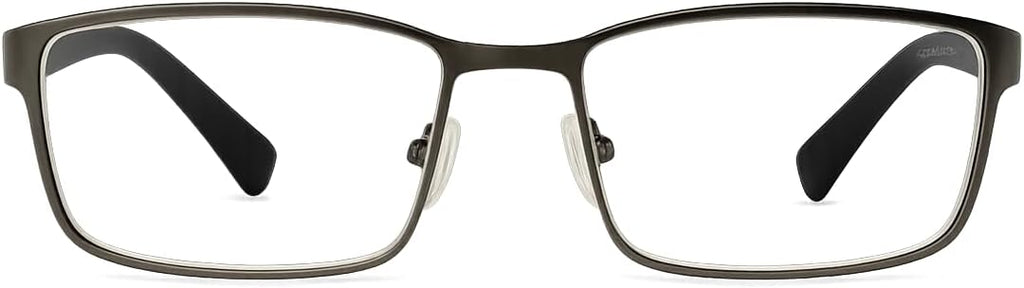 Foster Grant Ti-tech premium reading glasses hyperflex hinge TI104 gunmetal +1.00