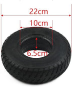 9 Inch 2.80/2.50-4 Explosion-Proof Solid Tire - Non-Slip Wear-Resistant Rubber, Maintenance-Free and Puncture-Proof, Scooter Non-Inflatable Replacement
