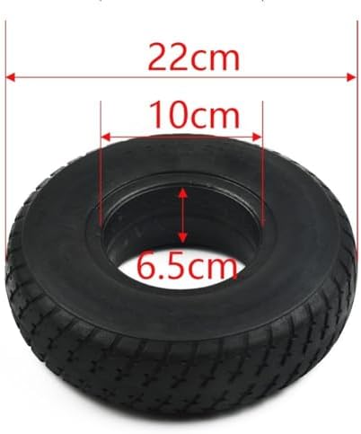 9 Inch 2.80/2.50-4 Explosion-Proof Solid Tire - Non-Slip Wear-Resistant Rubber, Maintenance-Free and Puncture-Proof, Scooter Non-Inflatable Replacement