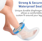 TKWC INC Water Proof Leg Cast Cover for Shower - Watertight Foot Protector (Foot & Ankle)